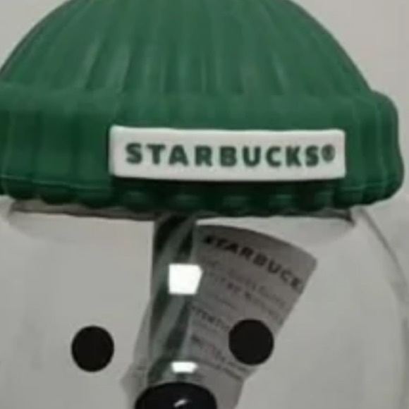 New Starbucks Bearista Cup with Green Hat Lid and Straw Viral Glass Adorable - Picture 2 of 6
